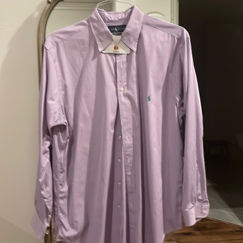 Ralph Lauren classic fit long sleeve shirt 17 tall